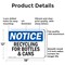 Signmission Recycling For Bottles & Cans, 18 in W x Rectangle, Aluminum OS-2PACK-NS-A-1218-L-18009 - alternate 7